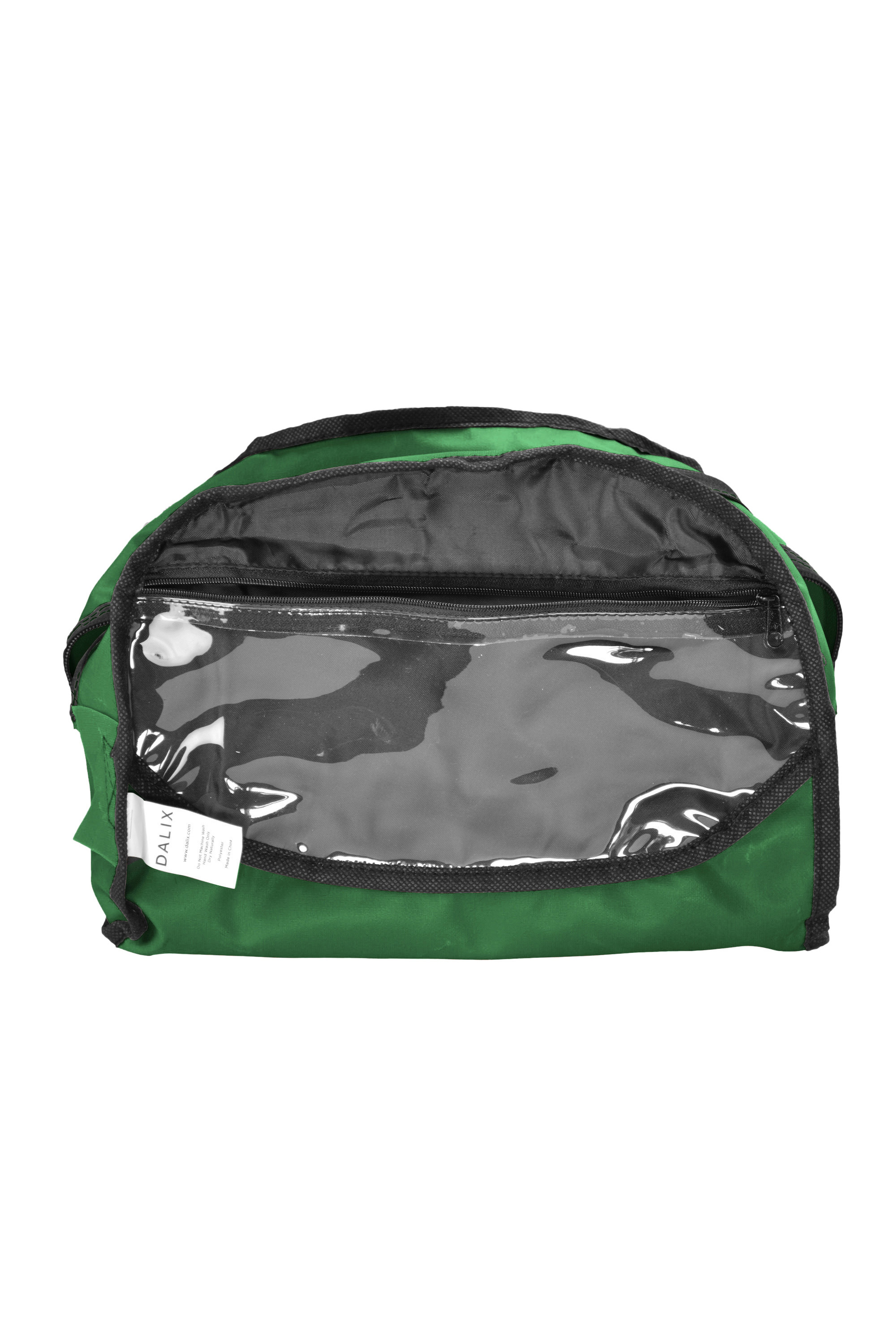 DALIX 12" Mini Two Tone Duffle Bag (Dark Green) - image 4 of 7
