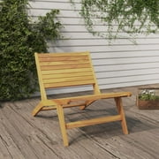 Carevas Patio Chair Solid Wood Teak