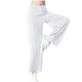 thumbnail image 5 of Wlynlyn Wide Leg Yoga Pants for Women Elastic High Waisted Sweatpants Plus Size Flowy Lounge Pants Size XL, 5 of 7