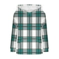 thumbnail image 7 of Ounisa Womens Oversized Plaid Hoodies Fleece Sweatshirts Fall Fashion 2025 Pullover Sweaters Winter Clothes, 7 of 7