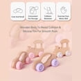 thumbnail image 3 of Small Wooden Cars Educational Wooden Toy Car Beech Toy Cars Wooden Toy Cars Wooden Vehicles for Infant over 3 Months, 3 of 5