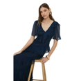 thumbnail image 3 of Dorothy Perkins - Vestido Midi de Gasa para Mujer (Marino), 3 of 4