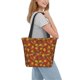 thumbnail image 2 of Fotbe Fall Leaves Bolsa de Playa con Estampado, Bolsa de Hombro, Bolsa de Mano Espaciosa, Bolsa de Viaje Ligera, Bolsa de Compras Versátil, 2 of 6