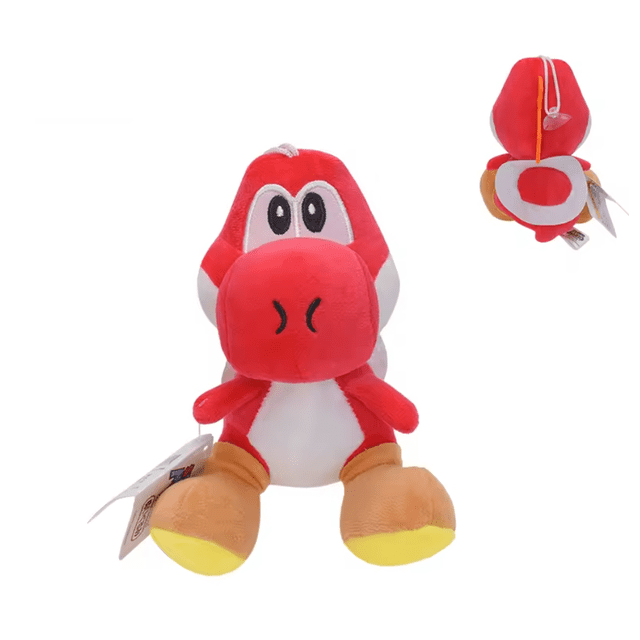 Peluche Yoshi Rojo Nintendo Super Mario Bros 17 cm