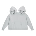 thumbnail image 6 of SIEYIO Couple Casual Long Sleeve Sweatshirt Autumn Winter Loose Two Person Pullover Tops with Pockets Streetwear, 6 of 6