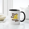 thumbnail image 6 of CafePress - Banana Peel Mugs - 11 oz Ceramic Mug - Novelty Coffee Tea Cup, 6 of 6
