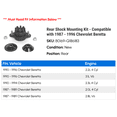 thumbnail image 2 of Rear Shock Mounting Kit - Compatible with 1987 - 1996 Chevy Beretta 1988 1989 1990 1991 1992 1993 1994 1995, 2 of 2