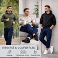 thumbnail image 3 of BILLIONHATS 12 Pack Mens Cargo Jogger Sweatpants, Assorted Colors & Sizes from S M L XL 2XL, Great for Homeless Shelter Donations, Cargo and Regular Pockets, 3 of 7
