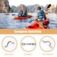 thumbnail image 3 of Raindrops 1Set Kayak Fixing Rings Stainless Steel Yacht Handles for Pedal Boats and Cruise Ships, 3 of 5