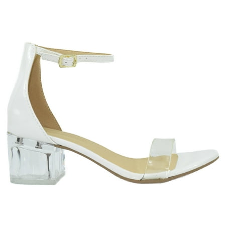 dress with clear heels