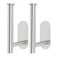 thumbnail image 1 of 2 soportes para cortinas, multiusos, para armario, resistentes al óxido, para papel higiénico. Plata, 1 of 9