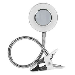 Gynnx LED Magnifying Lamp with Clamp, 10X Magnifier 4200 Lumens,5