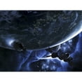 thumbnail image 2 of Vulture ships hunt down and dismantle derelict spacecraft Poster Print, 2 of 2