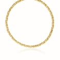thumbnail image 1 of 14k Yellow Gold Fancy Byzantine Chain Necklace 18 in, 1 of 3