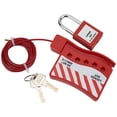 thumbnail image 3 of Security Cable Lockout,Cable Lock Adjustable Metal Valve Cable Lockout Safety Cable Lock Industry-Leading Standards, 3 of 8