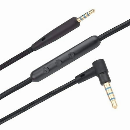 Sqrmekoko QC35 Inline Remote MIC Audio Cable Replacement for Bose 700, Bose QC25, QC35, QuietComfort 25, QuietComfort 35, On-Ear 2,OE2,OE2i Soundtrue Soundlink Headphones