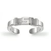 White Sterling Silver Ring Band Louisiana NCAA State University