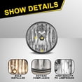thumbnail image 6 of Winjet Fog Lights Pair Set for 2007-2014 GMC Sierra  1500 2500 3500 HD，Fog Lights Bumper Lamp Clear Lens Replace, 6 of 14