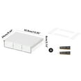 thumbnail image 2 of EGNMCR Hooks for Hanging Invisible Drawer Storage Box Under The Desk No Punch Desk Bottom Shelf Office Good Things Hidden Organizer Box Wardrobe Plus Drawers a drawer, 2 of 2