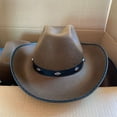thumbnail image 2 of Sombrero de vaquero para bebés Sombreros marrones para niños pequeños Sombreros de vaquero para fiestas Sombreros de vaquero para niños Talla única, 2 of 7