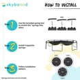 thumbnail image 3 of SkyBound Premium Trampoline Replacement Mat with 96 V-Rings & 161" Wide (Fits 15ft Diameter Frame & 6.5" Springs) W/SunGuard Protection, 3 of 7