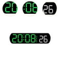thumbnail image 3 of Reloj digital Macarena despertador de escritorio portátil pantalla de 12/24 horas Verde, 3 of 8
