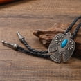 thumbnail image 3 of Aellinatey Cowboy Hat Pendant Metal Eagle Bird Stone Necklace Bolo Tie Jewelry Accessoies, 3 of 21