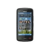 Nokia C6-01 - 3G smartphone - microSD slot - OLED display - 3.2" - 640 x 360 pixels - rear camera 8 MP - silver gray