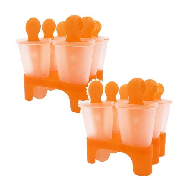 Oleegame 2PC Cookie Mold Lolly DIY Reusable Ice Moulds Ice Kitchen,Dining Bar