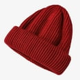 thumbnail image 2 of Ociviesr Hats For Wool Knit Hat Winter Hats For Women Thick Warm Lined For Women Cold Weather Cap Curve Hat Simple Man Jr, 2 of 4