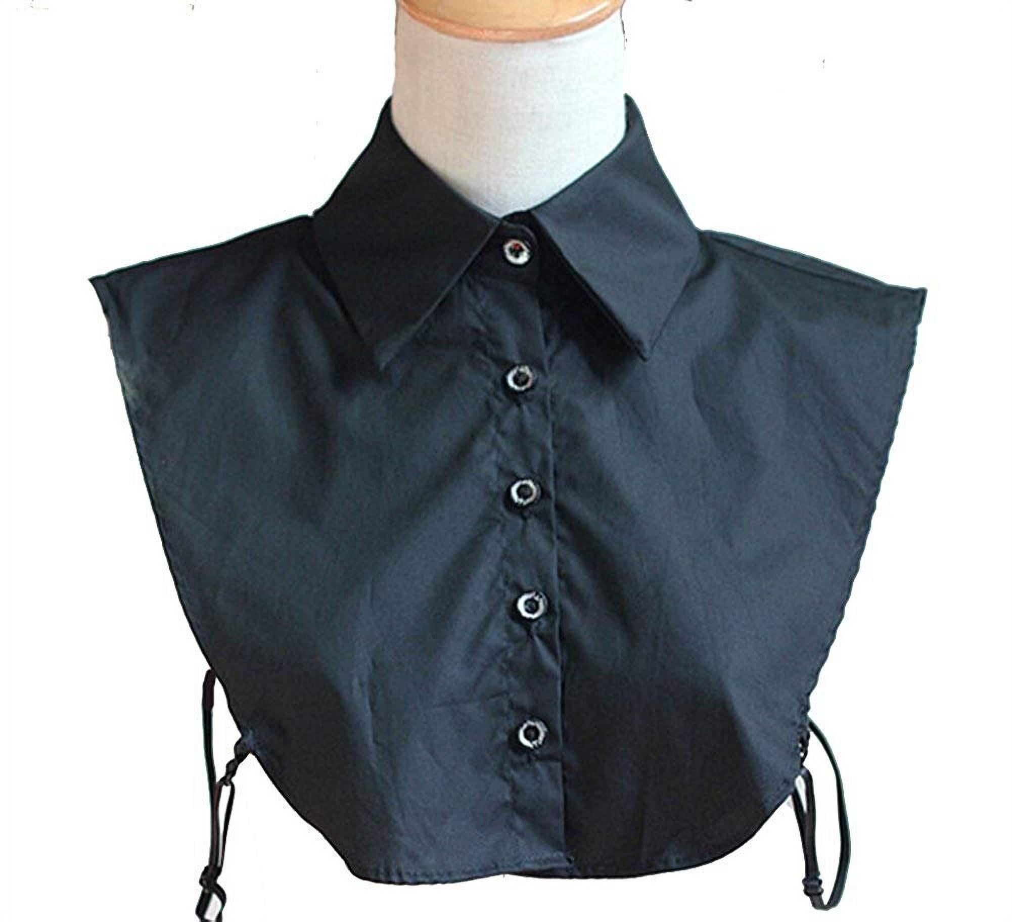 Womens Detachable False Collar Choker Necklace Peter Pan Lapel Shirt Fake Collar 