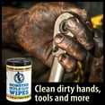 thumbnail image 4 of Mule Head Brand Monster Mule Wet and Gritty Wipes™ 10"x12" Heavy Duty Textured Cleaning Wipe, 72 Count, 4 of 6
