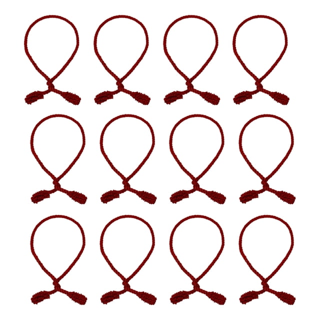 12 guirnaldas navideñas de 50 cm. Cuerdas flexibles reutilizables para colgar coronas. Cintas para coronas para barandillas, escaleras, árboles y envoltorios artesanales.