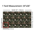 thumbnail image 3 of Homewish Rustic Flower Fabric by the Yard 1 Yard,Natural Plant Home Decor Fabric by the Yard,Pink Green Black Sewing Fabric For Girls Boys,Super Cozy Room Decor, 3 of 6