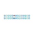 thumbnail image 1 of Group  All Aboard Banner Shaped with 1st Birthday Att Ribbon, Pack of 6, 1 of 1