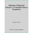 thumbnail image 1 of Pre-Owned Methods of Rhetorical Criticism: A Twentieth-Century Perspective (Paperback) 0814323006 9780814323007, 1 of 1