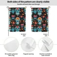 thumbnail image 5 of ZNDUO Skull of Death Art Pattern Halloween Garden Flag, Small Yard Lawn Flag for Outdoor House Decor Holiday Home Decorations, 28"x40", 5 of 8