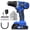 Blue, variant on CP CHANT POWER 20V Cordless Power Drill Set, 3/8" Keyless Chuck, 2 Variable Speed, Electric Drill with Battery and Charger for Home Diyer & Beginner