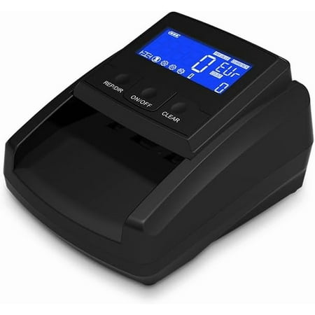 V65 Portable Counterfeit Bill Detector for USD, EUR, GBP, COP, Pen, 5 Detection Features (UV, IR, MG, IR, Paper Quality & Size)$$Office