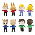 thumbnail image 2 of CRAFTS Eddsworld Plush Doll Plushies for friends Tord Eddsworld Toy Tord Matt/Tom EDD Soft Stuffed Tord Doll Toys for Fans of Edd Eddsworld, 2 of 4