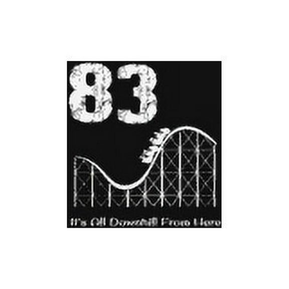 83rd Birthday It's All Downhill From Here : with MORE space for writing and drawing, and positive sayings! birthday designs, you can explore the marketplace for gift, christmas, and vintage / 83rd Year Old Birthday Gift: 83rd Birthday It's All Downhil (Paperback)