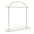 thumbnail image 2 of Autrinix Metal Garment Rack with Adjustable Height, 48-Inch Rod & Wood Shelf, Versatile Design for Hanging Clothes, Shoes & More – Ideal for Home, Bedroom & Office, 2 of 11