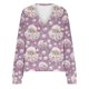 thumbnail image 5 of Puntoco Chaqueta Tipo Cárdigan Informal Con Botones Y Estampado Navideño Para Mujer, 5 of 5