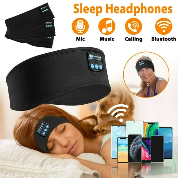 Soft Headband Wireless Headphones for Sleep Comfortable Headphones for Sleeping with Thin HD Stereo Speakers