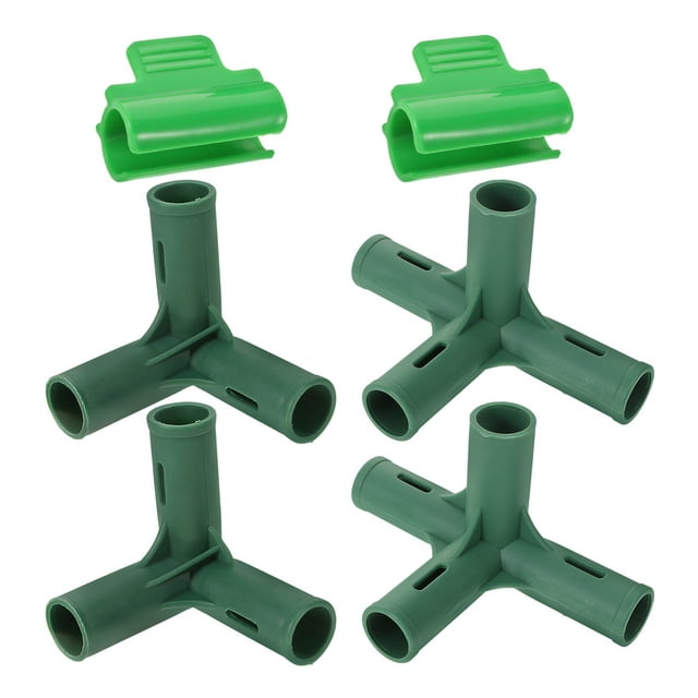 unbranded 1Jgo Adaptador Para Invernadero Conector De Plástico De Y Cuatro Vías Para Jardinería