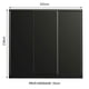 thumbnail image 3 of Ropero Closet Madesa Royale 3 Puertas Negro, 3 of 10