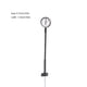 thumbnail image 3 of Matsuzay Lámparas de reloj de ferrocarril, Material de Metal, poste de luz en miniatura, diseño de construcción de tren, luces de calle, decoraciones Artesanía Tipo5 Matsuzay HA064507-05, 3 of 6