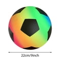 thumbnail image 4 of Advancent Pelota de playa de colores para niños y adultos, juguete deportivo para exteriores, juguetes de fútbol inflables de PVC grueso, juguetes de Ropa Deportiva, Zapatos Advancent OD012671-00, 4 of 6