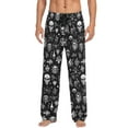 thumbnail image 4 of joogoo Men's Pajama Pants Tattoo Skeletons-a1 Soft Long Sleep Lounge Pjs Bottoms 2XL, 4 of 7