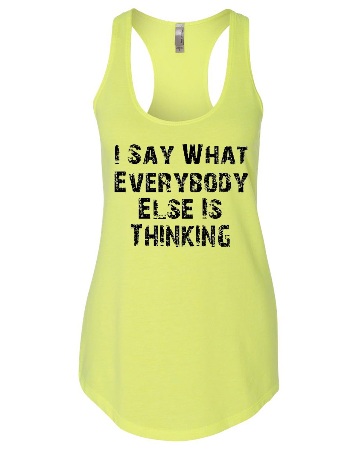 neon yellow workout top